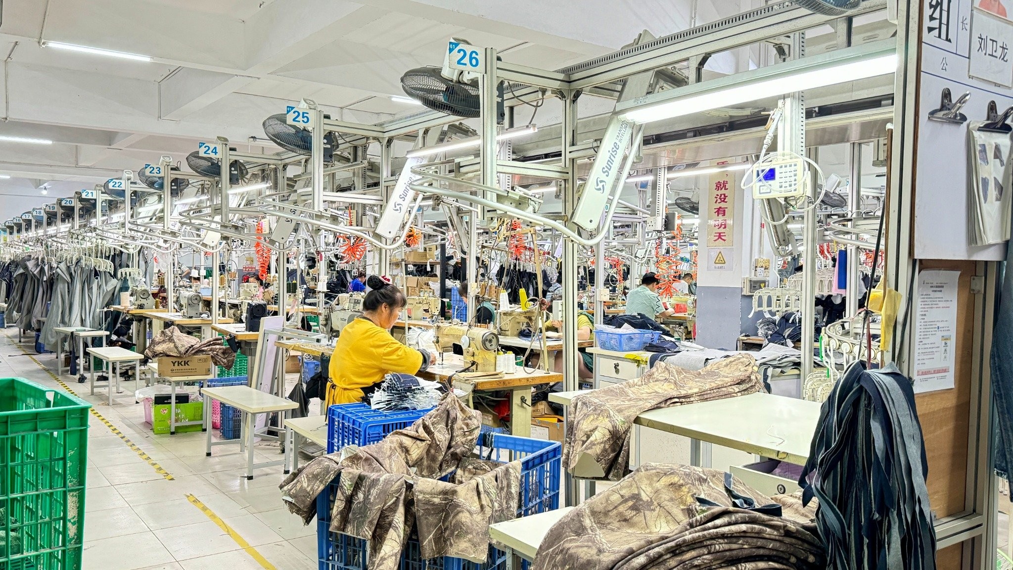 Guangdong Shunde Leka Clothing Design Co., Ltd производственная линия завода