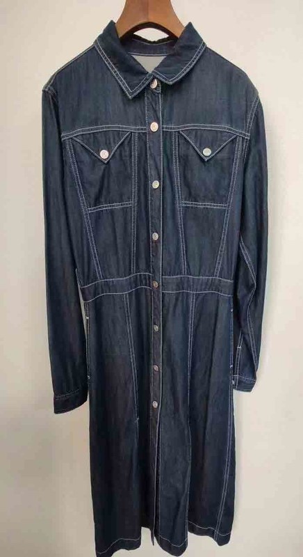 Отличная цветная устойчивость минимальное сокращение Джинсовое платье для длительного ношения